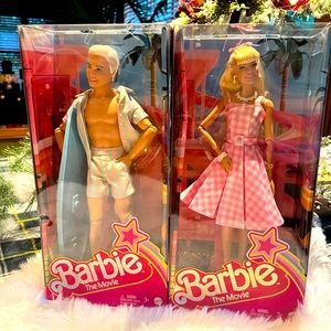 Barbie the movie Barbie and Ken doll. New in box